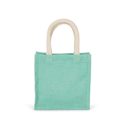 Jute canvas tote - small