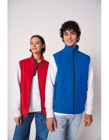 Unisex basic softshell bodywarmer