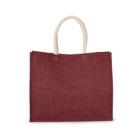 Jute canvas tote - medium