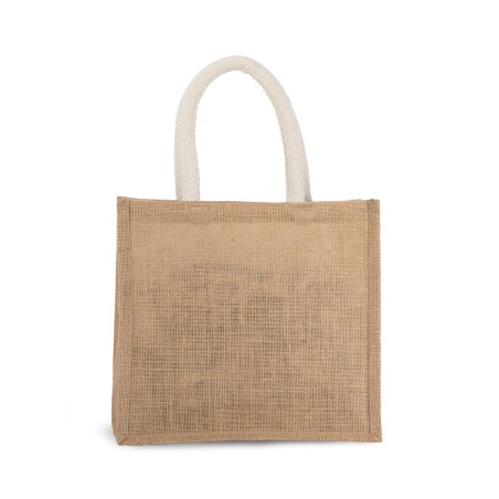 Jute canvas tote - medium