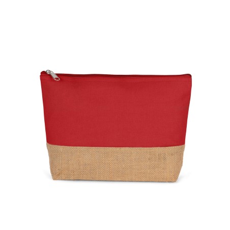 Canvas & jute pouch