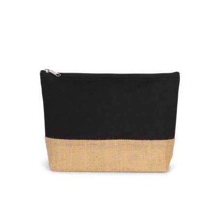 Canvas & jute pouch