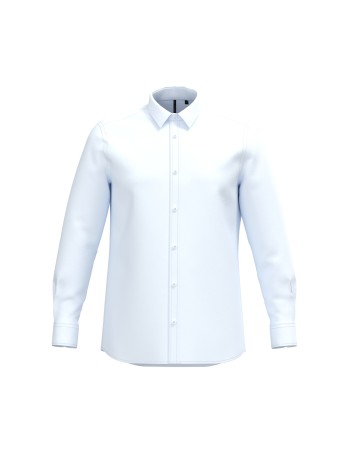 Camisa de popelina de polialgodón de fácil cuidado para... 2