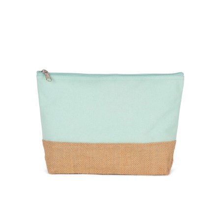 Canvas & jute pouch