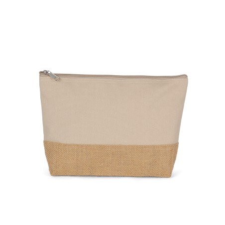 Canvas & jute pouch