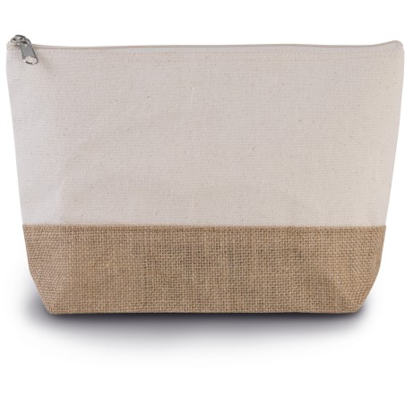 Canvas & jute pouch