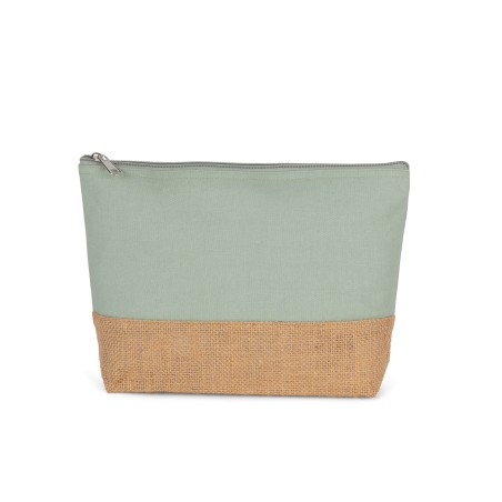 Canvas & jute pouch