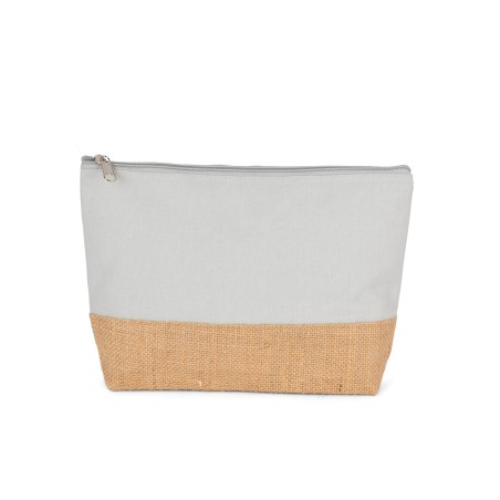 Canvas & jute pouch