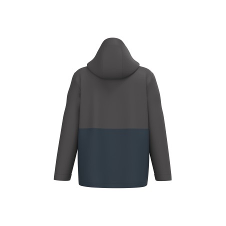 Parka 3 en 1 impermeable con capucha bicolor unisex