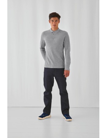 ID.001 Men\\\'s long-sleeved polo shirt