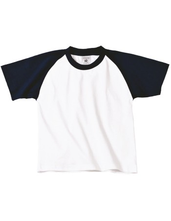 Camiseta Baseball bicolor niños 2