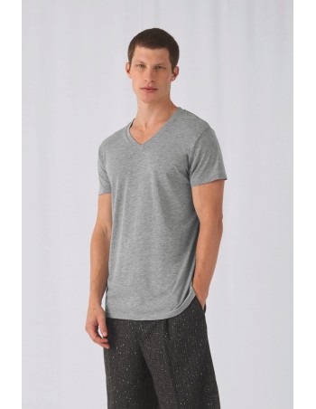 Camiseta Triblend cuello de pico hombre