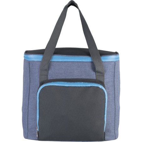 Cool bag with zipped pocket