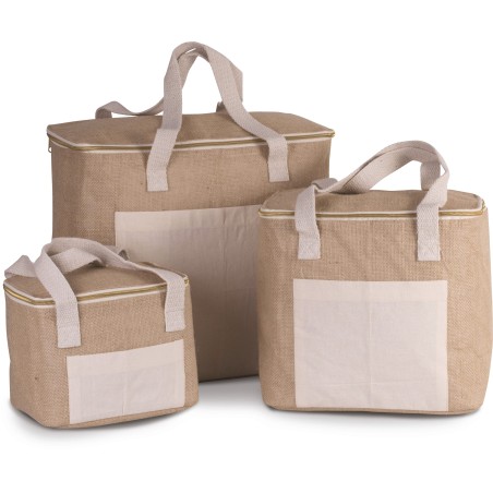 Jute cool bag - medium size