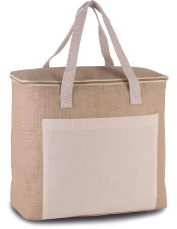Jute cool bag - large size 2
