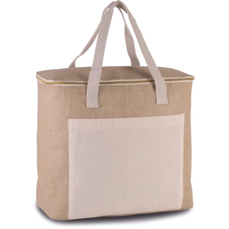 Jute cool bag - large size