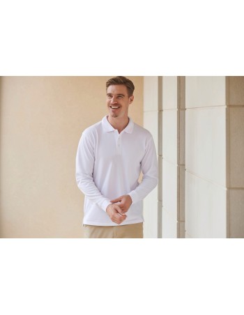 Men\\\'s Coolplus® Long-Sleeved Polo Shirt 2