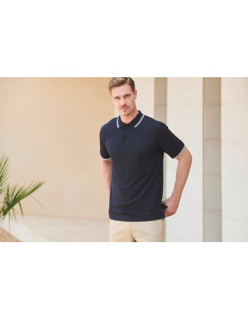 Polo Cool Plus® con ribete 2