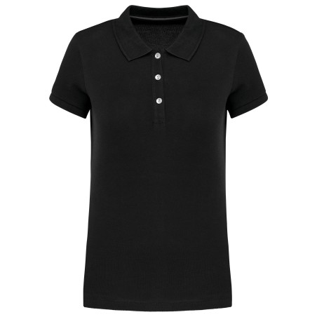 Polo Supima® maga corta mujer