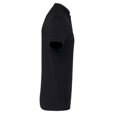 Polo con cuello mao manga corta hombre
