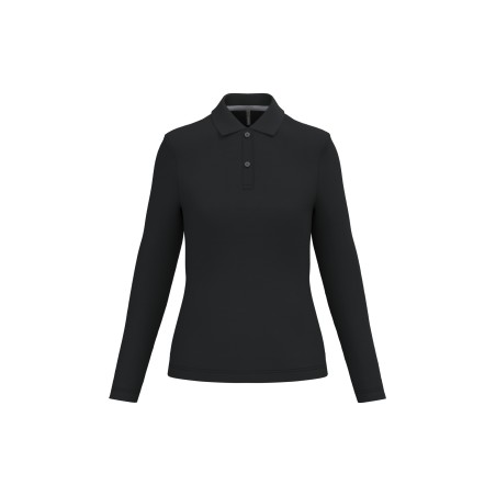 Polo manga larga mujer