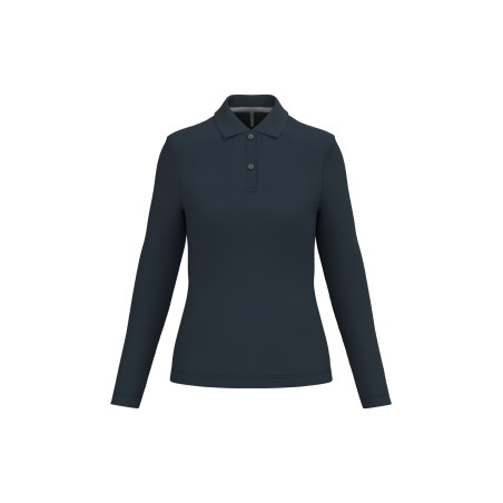 Polo manga larga mujer