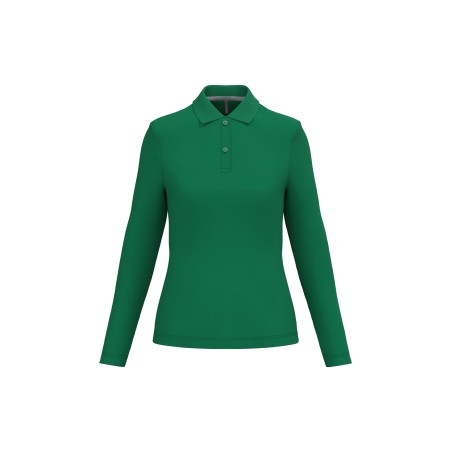 Polo manga larga mujer
