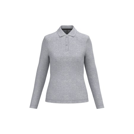 Polo manga larga mujer