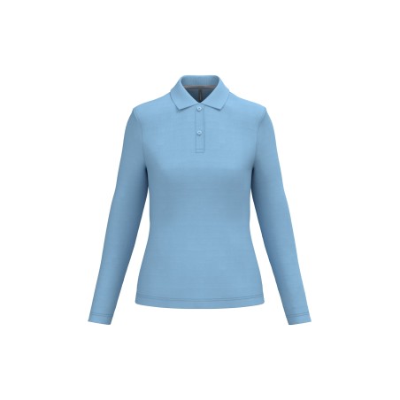 Polo manga larga mujer