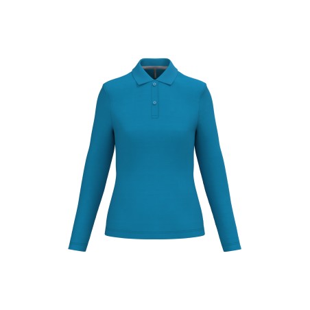Polo manga larga mujer