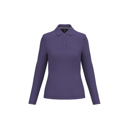 Polo manga larga mujer