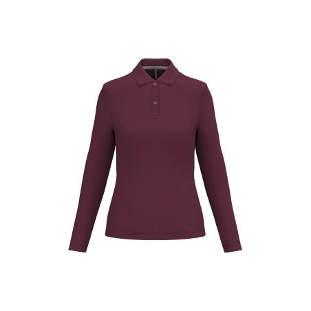 Polo manga larga mujer