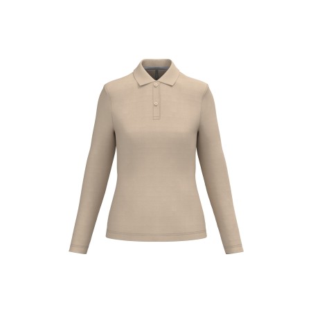 Polo manga larga mujer