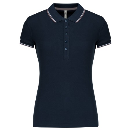 Polo de manga corta mujer