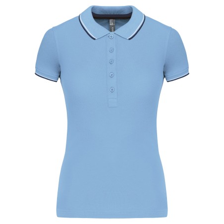 Polo de manga corta mujer