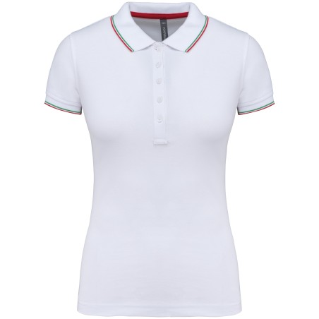 Polo de manga corta mujer