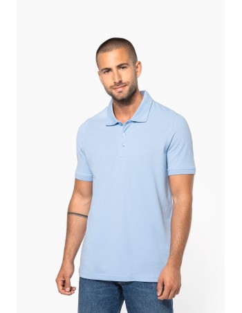 Men\\\'s short-sleeved piqué polo shirt