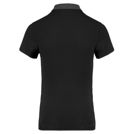 Polo jersey bicolor mujer