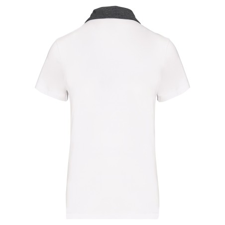 Polo jersey bicolor mujer