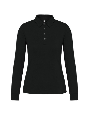 Polo jersey manga larga mujer 2
