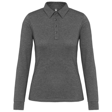 Polo jersey manga larga mujer