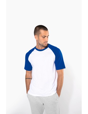 Baseball - camiseta bicolor manga corta hombre