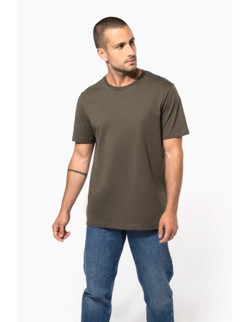 Short-sleeved crew neck T-shirt