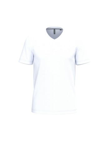 Camiseta manga corta y cuello de pico 2
