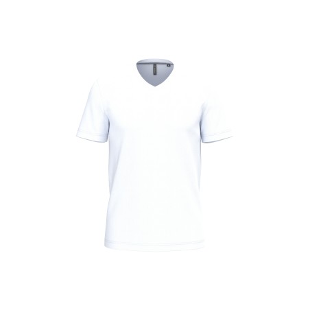 Men\\\'s short-sleeved V-neck T-shirt
