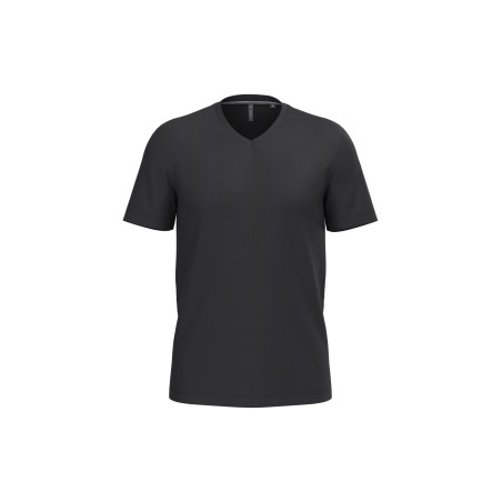 Men\\\'s short-sleeved V-neck T-shirt