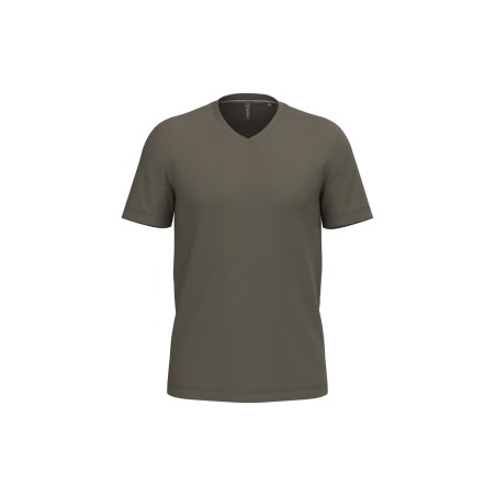 Camiseta manga corta y cuello de pico