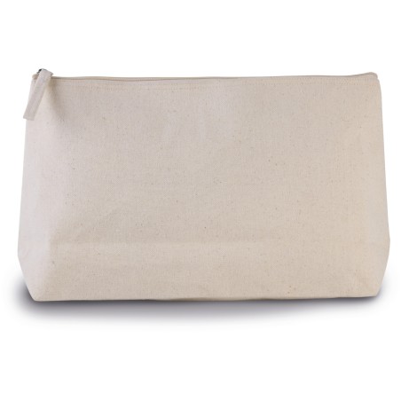Cotton canvas toiletry bag