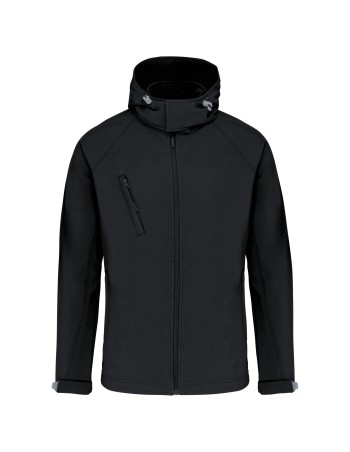 Chaqueta softshell con capucha extraíble hombre 2