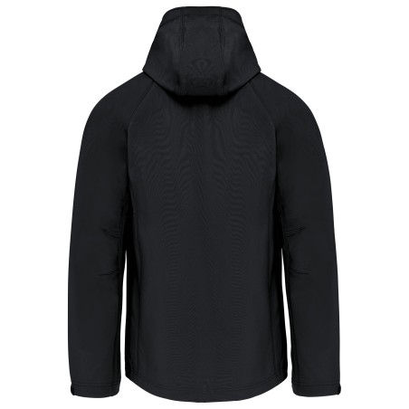 Chaqueta softshell con capucha extraíble hombre